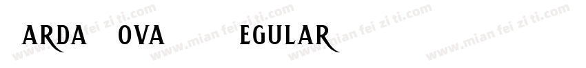 Garda Nova II Regular字体转换